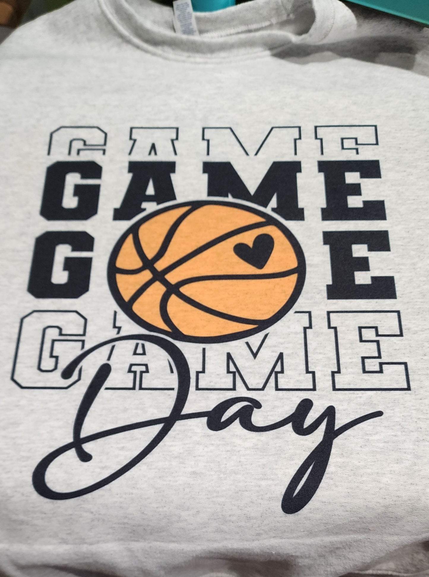 Crew Neck Sweatshirt Game Day Basketball