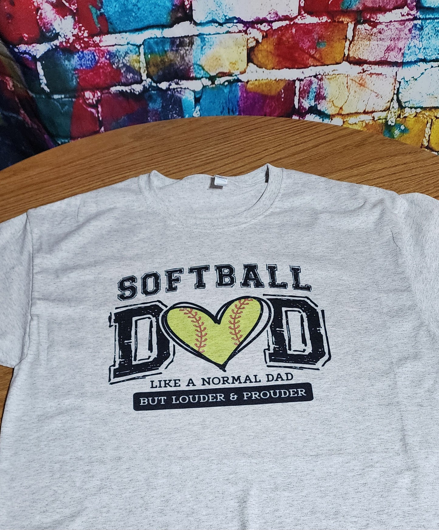 Softball Dad T-Shirt Sublimation