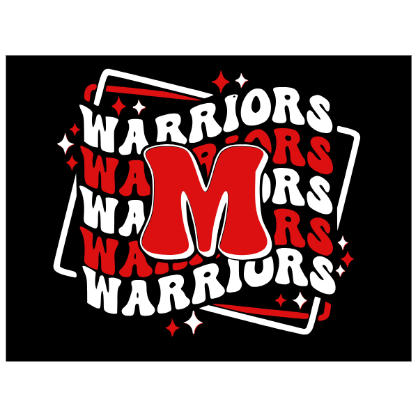 DM M, Warriors Wavy T-Shirt