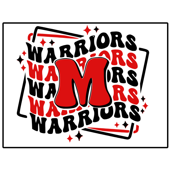 DM M, Warriors Wavy T-Shirt