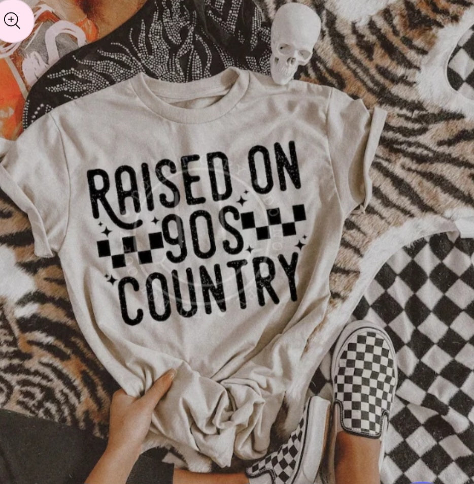 Raised on 90's Country Hoodie
