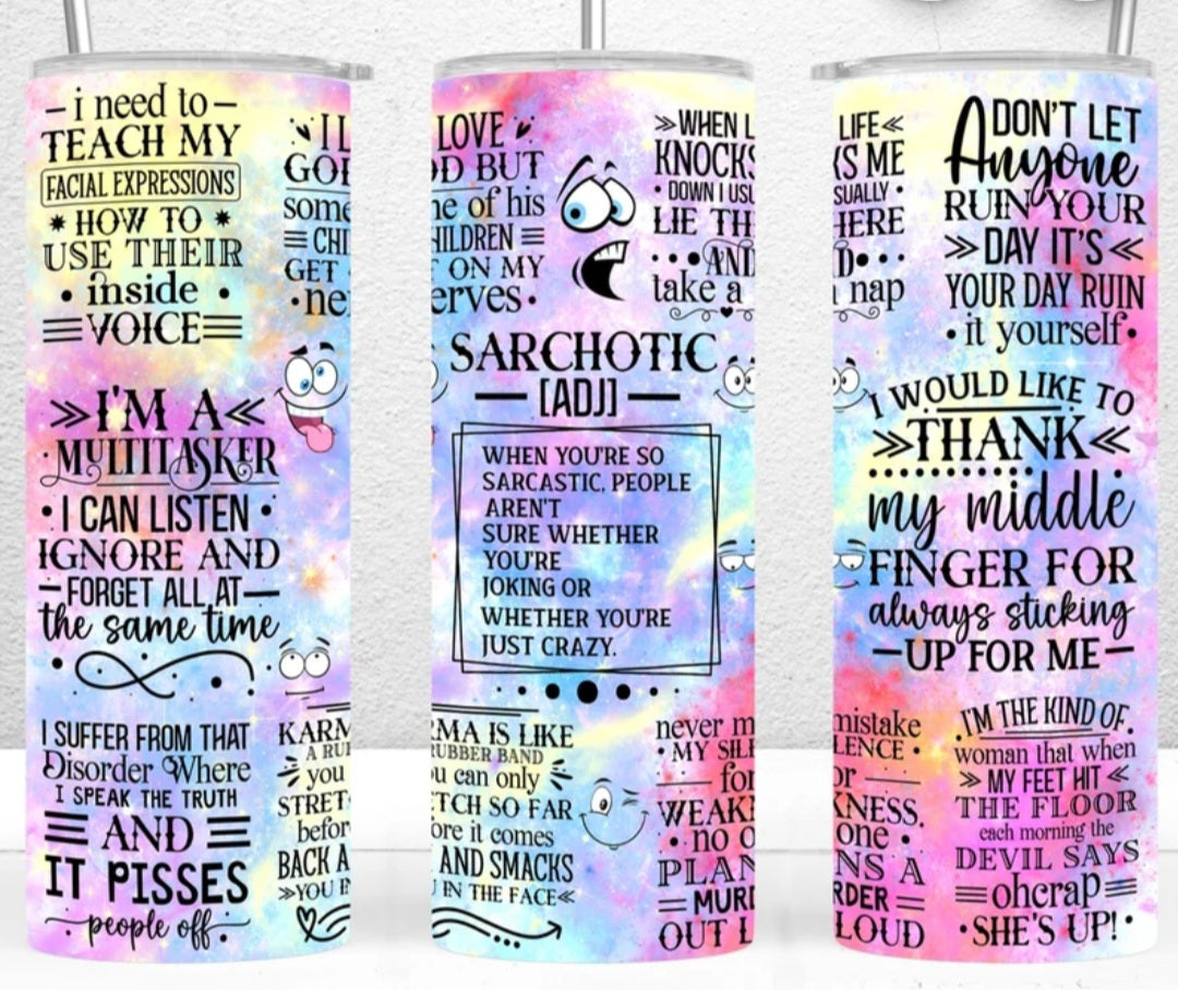 Sarchotic 20 oz Tumbler