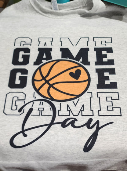 Crew Neck Sweatshirt Game Day Basketball
