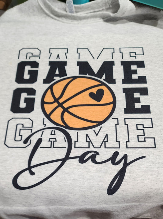 Crew Neck Sweatshirt Game Day Basketball