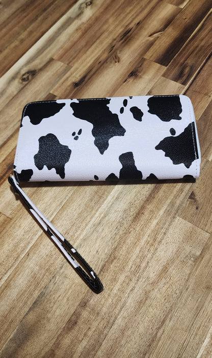 Cow Print Wallet