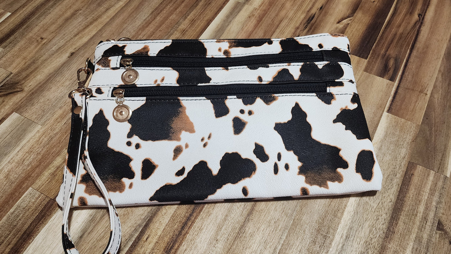 Cow Wristlet