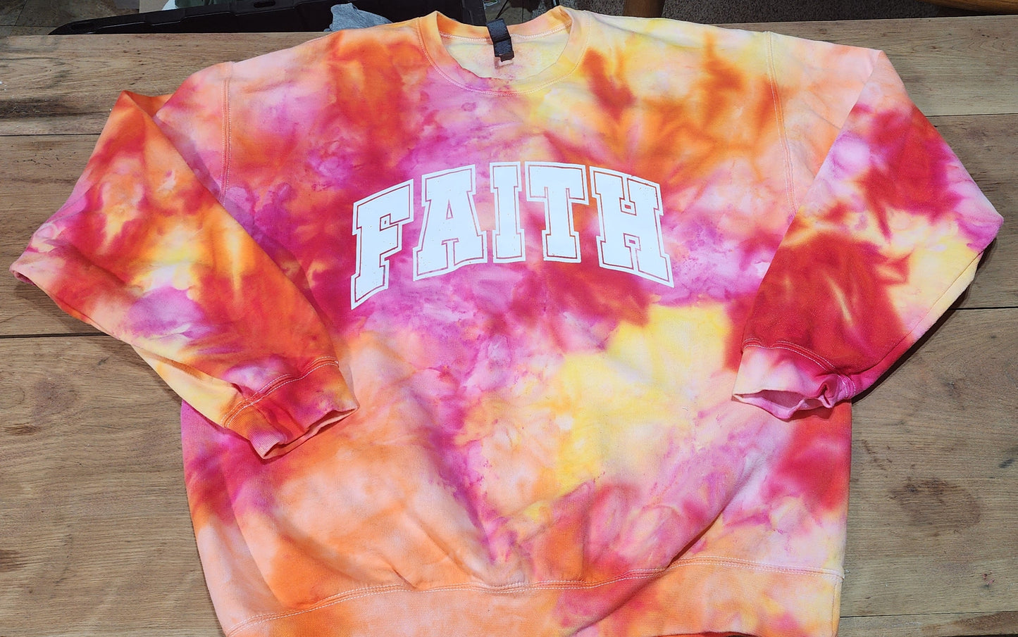 Ice Dyed sunrise sunset Sweatshirt