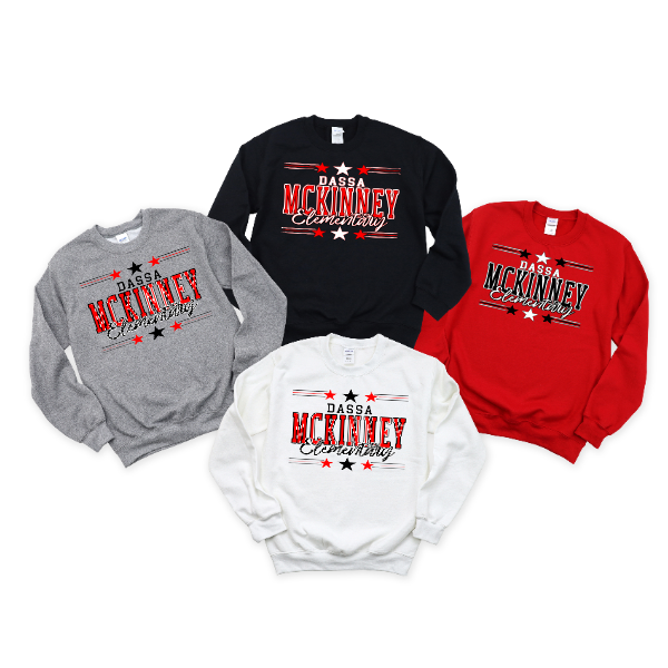 DM Dassa McKinney Elementary Crewneck