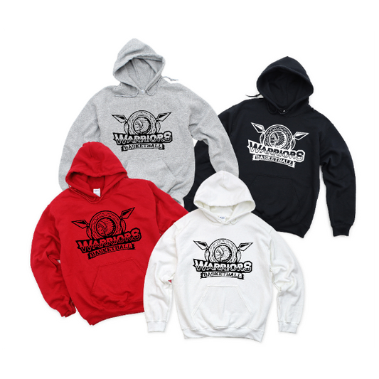 WB Warriors Basketball arrow Hoodie