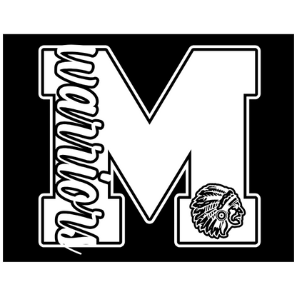 DM "M' monogram Warriors T-Shirt