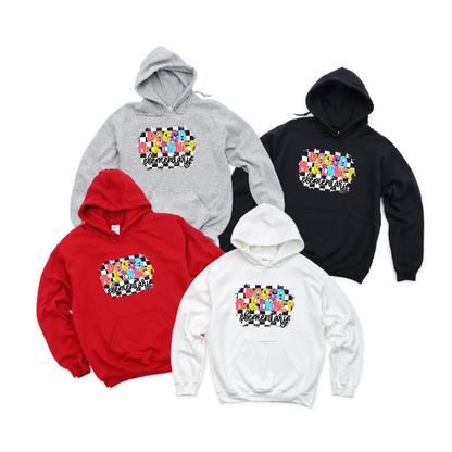 DM Dassa Colorful Checkered Hoodie