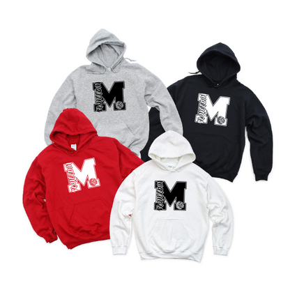 DM "M' monogram Warriors Hoodie