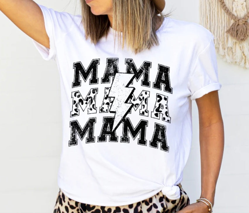 Mama lightning bolt T-Shirt