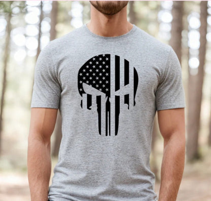 Punisher Flag Skull T-Shirt