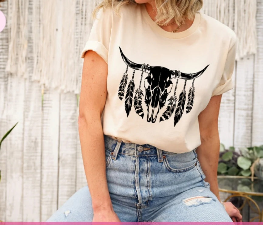 Skull Dream Catcher T-Shirt