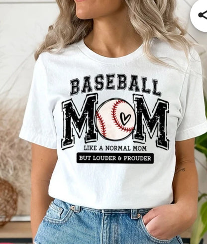 Baseball Mom T-Shirt Sublimation