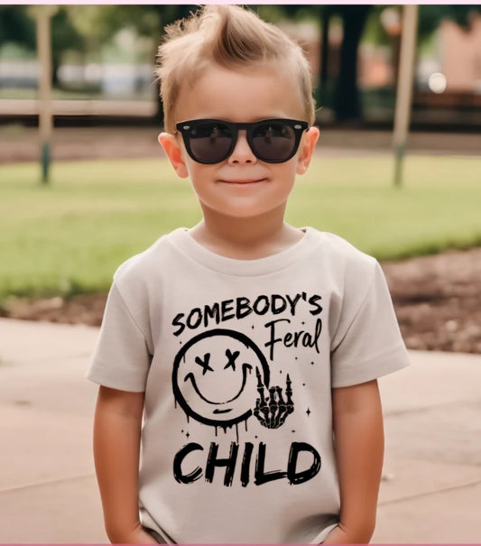 Somebody's Feral Child youth T-Shirt